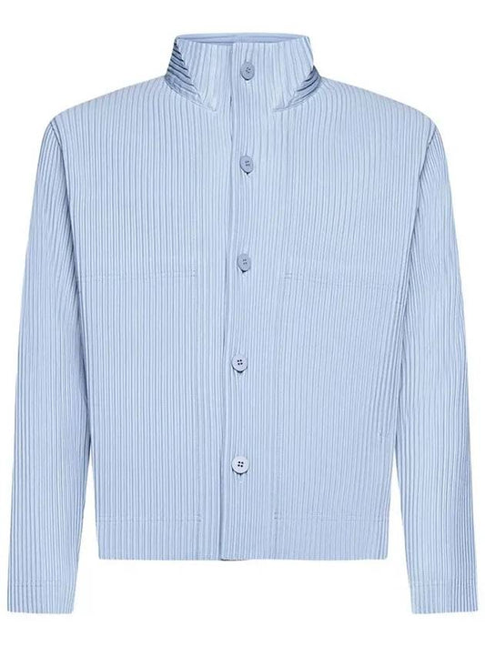 Pleated Jacket Blue - ISSEY MIYAKE - BALAAN 2