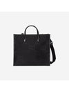 jumbo GG tote bag black GG canvas - GUCCI - BALAAN.