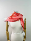 Chandal Circuit Faubourg Chemise 90 Rose Coral Orange Silk Carré Scarf H073718S 42 - HERMES - BALAAN 5