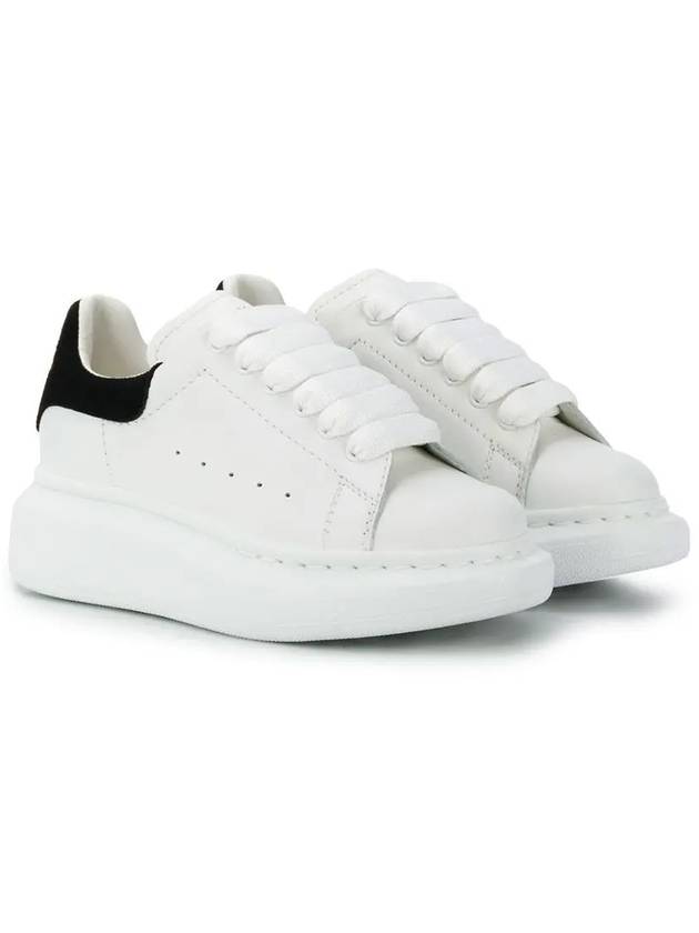 Kids Black Tab Sneakers White - ALEXANDER MCQUEEN - BALAAN 3