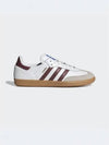 Samba OG Leather Low Top Sneakers Cloud White - ADIDAS - BALAAN 2