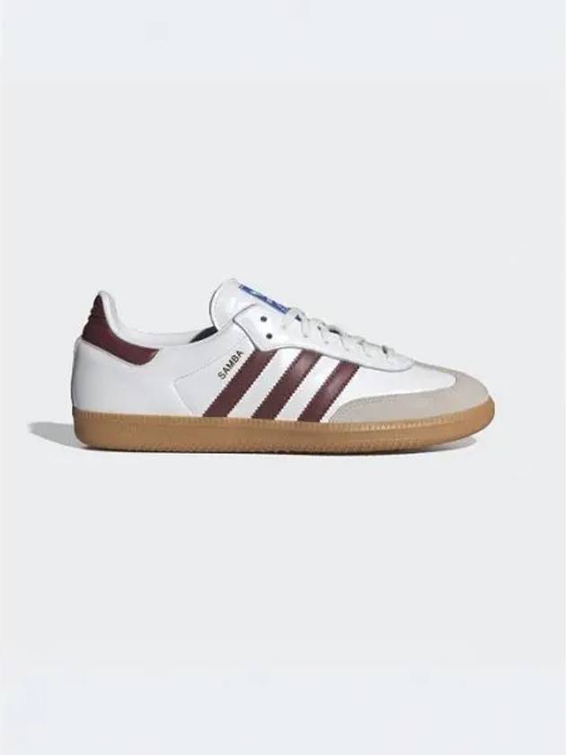 Samba OG Leather Low Top Sneakers Cloud White - ADIDAS - BALAAN 2