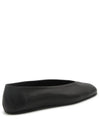 Eva Leather Flat Shoes Black - THE ROW - BALAAN 3