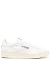 Dallas White Tab Leather Low Top Sneakers White - AUTRY - BALAAN 2