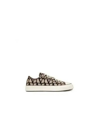 Iconographe Low Top Sneakers Beige - VALENTINO - BALAAN 2