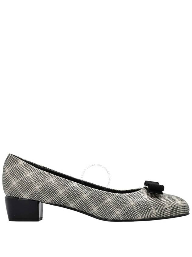 Salvatore Ferragamo Ladies Vara Bow Tartan Check Pump Shoe, Size 7 - SALVATORE FERRAGAMO - BALAAN 1