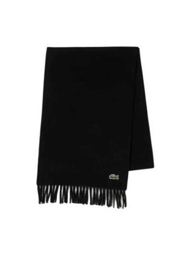 Muffler Scarf 674515 Black - LACOSTE - BALAAN 1