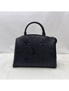 Petit Palais Monogram Empreinte Tote Bag Black - LOUIS VUITTON - BALAAN 2