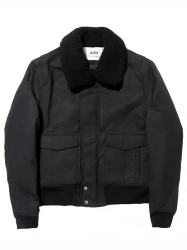 shearling jacket - AMI - BALAAN 1