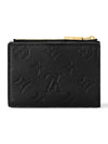 Lisa Monogram Zipper Leather Card Wallet Black - LOUIS VUITTON - BALAAN 5