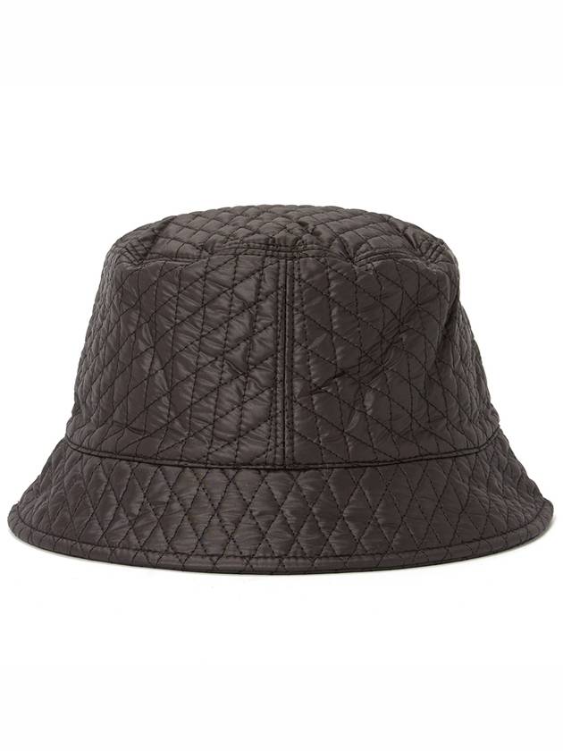 Quilted Nylon Bucket Hat Black - MONCLER - BALAAN 5