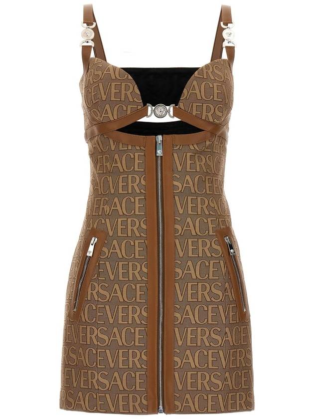 short dress 1011233 1A033152N740 Brown - VERSACE - BALAAN 2