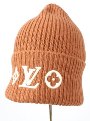 LV Headline Beanie Noisette - LOUIS VUITTON - BALAAN 1