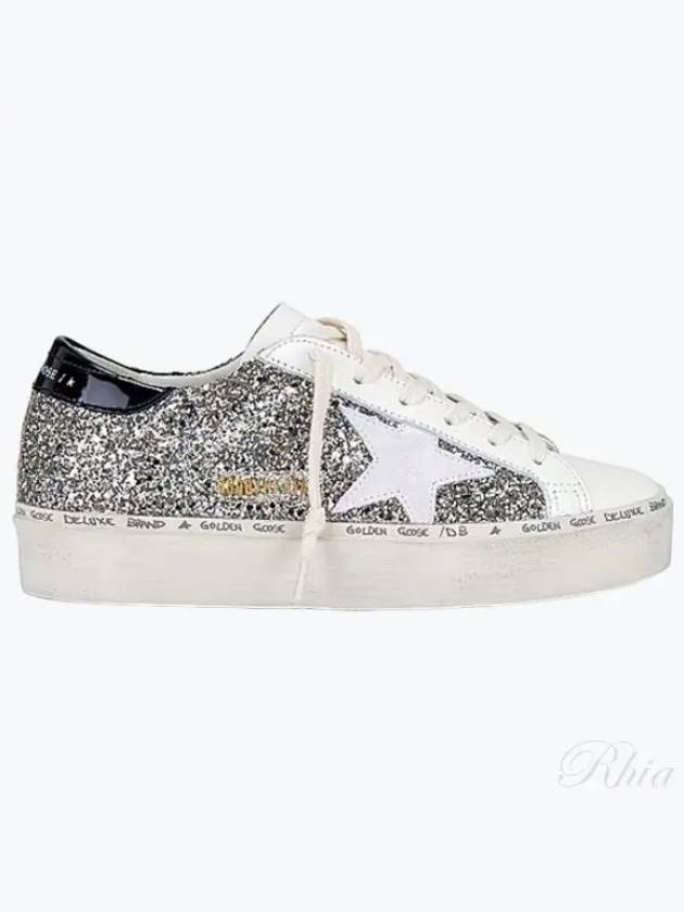 Hi Star Glitter Low Top Sneakers Silver - GOLDEN GOOSE - BALAAN 2