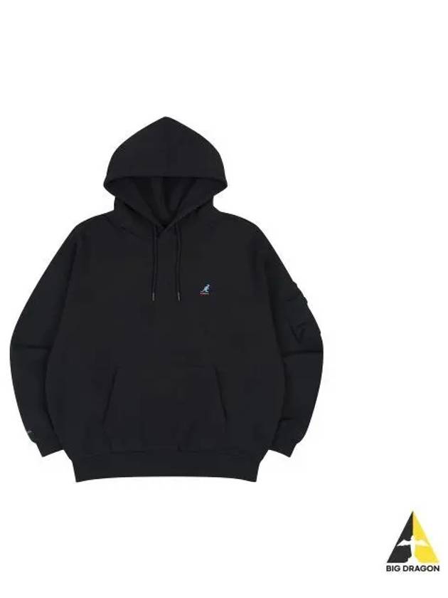 KNGL Pocket Hoodie 5147 Black - KANGOL - BALAAN 1