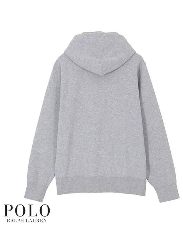 Logo Print Cotton Hood Grey - POLO RALPH LAUREN - BALAAN 3