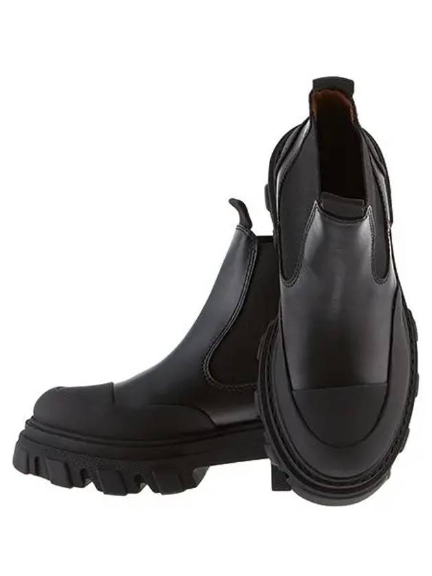 Chunky Sole Chelsea Boots Black - GANNI - BALAAN 6