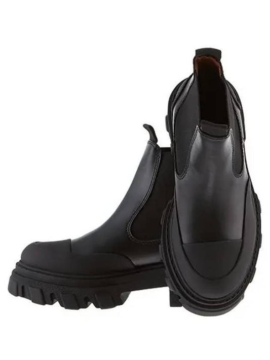 Chunky Sole Chelsea Boots Black - GANNI - BALAAN 2