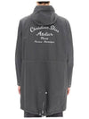 Homme Atelier Back Logo Hooded Parka Grey - DIOR - BALAAN 4