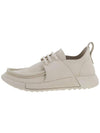 Cozmo Moccasin Low Top Sneakers Lime Stone - ECCO - BALAAN 4