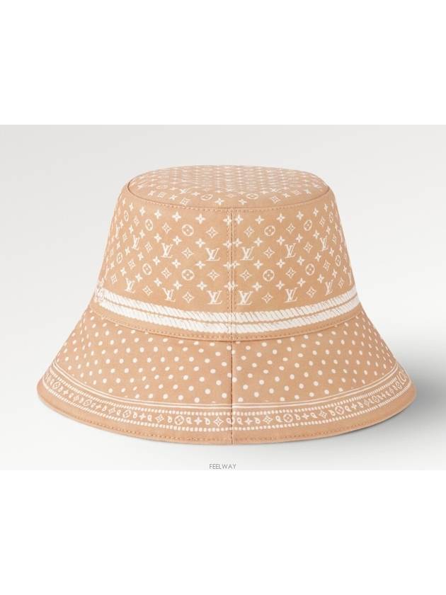 Sailor Bandana Bucket Hat Beige - LOUIS VUITTON - BALAAN 4