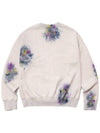 Hand Spray Dyed Sweatshirt Ivory - CONECTX - BALAAN 3