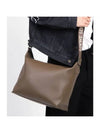Cubi Crossbody bag in supple smooth calfskin and jacquard B906K70X01 8721 - LOEWE - BALAAN 1