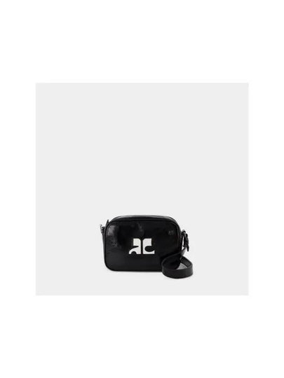 Reedition Logo Patch Cross Bag Black - COURREGES - BALAAN 2