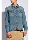 Logo Label Denim Jacket Blue - TOM FORD - BALAAN 3