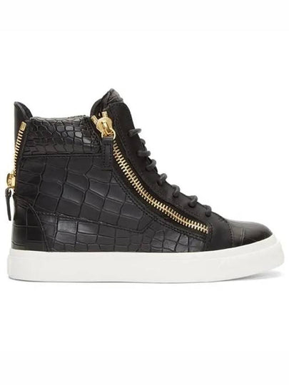 Croc Black Women's High Tops RW5006 - GIUSEPPE ZANOTTI - BALAAN 2