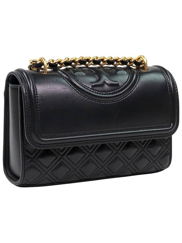 Small Fleming Convertible Shoulder Bag Black - TORY BURCH - BALAAN 4