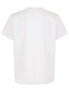 Zafferh Logo Print Short Sleeve T-Shirt White - ISABEL MARANT - BALAAN 4