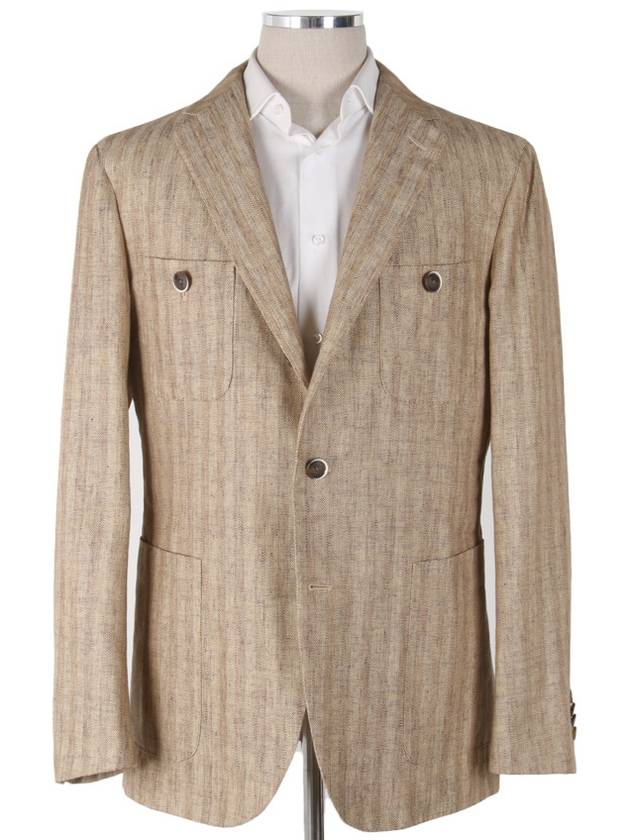 JR200K Linen Blazer - CARUSO - BALAAN 1