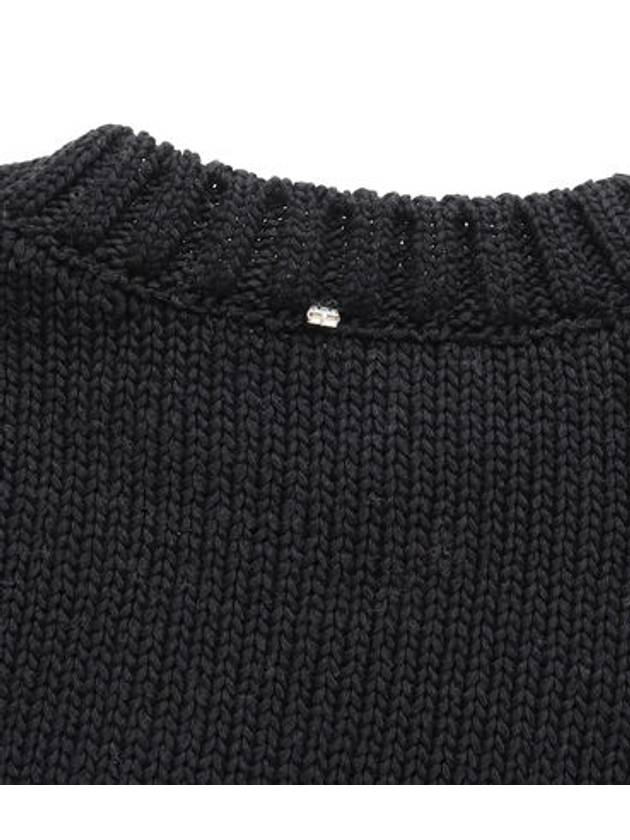 Dear Short Sleeve Knit Top Black - MAX MARA - BALAAN 5