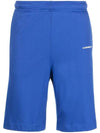 Logo Print Shorts Blue - J.LINDEBERG - BALAAN 1