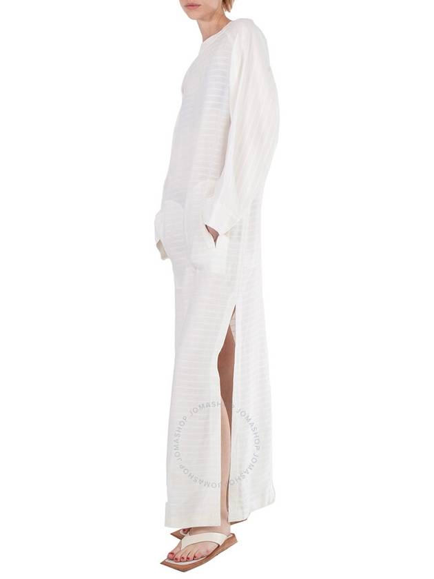 Women's Long Sleeve Maxi Long Dress - SAINT LAURENT - BALAAN 4