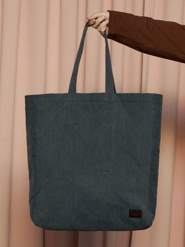 Music Large Tote Bag Charcoal - UNALLOYED - BALAAN 3