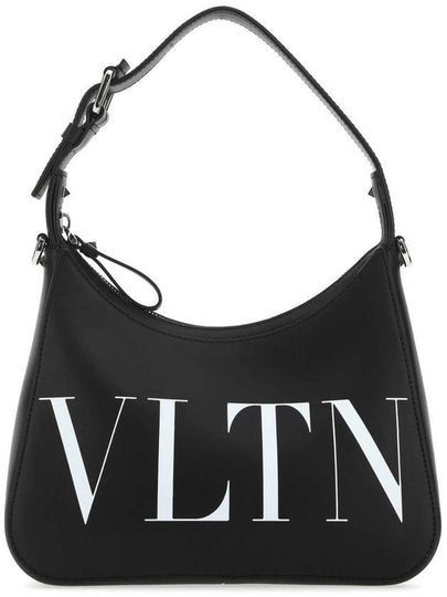 VLTN leather hobo shoulder bag black - VALENTINO - BALAAN 2