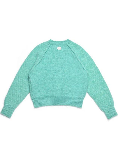 Doyou Know MC Women s Wool Blend Melange Mint Round Knit DO6242KT41 1 - DOYOUKNOWMC GOLF WEAR - BALAAN 2