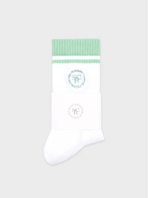 SRHWC Socks White Washed Kelly - SPORTY & RICH - BALAAN 3