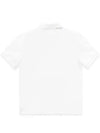 Heart Logo Polo Shirt White - AMI - BALAAN 4