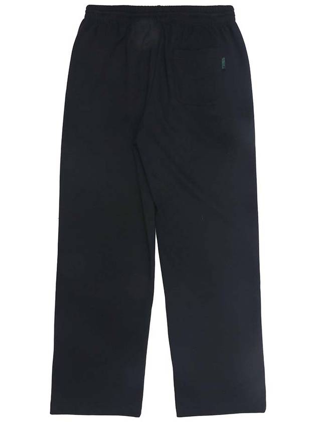 Relaxed Sweat Straight Pants Black - THE GREEN LAB - BALAAN 6