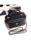 2024 Classic Top Handle Rectangular Vanity Bag Black AP2199 WOC - CHANEL - BALAAN 6