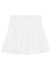 Women's Adina Pleated Skirt White - J.LINDEBERG - BALAAN 2