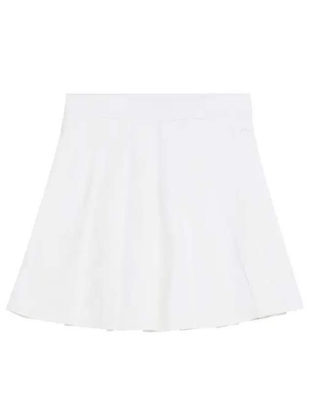 Women's Adina Pleated Skirt White - J.LINDEBERG - BALAAN 2