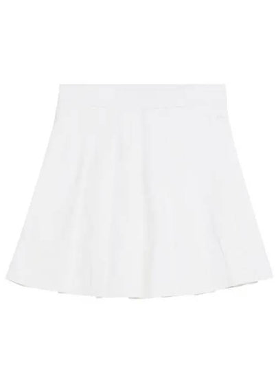 Women's Adina Pleated Skirt White - J.LINDEBERG - BALAAN 2