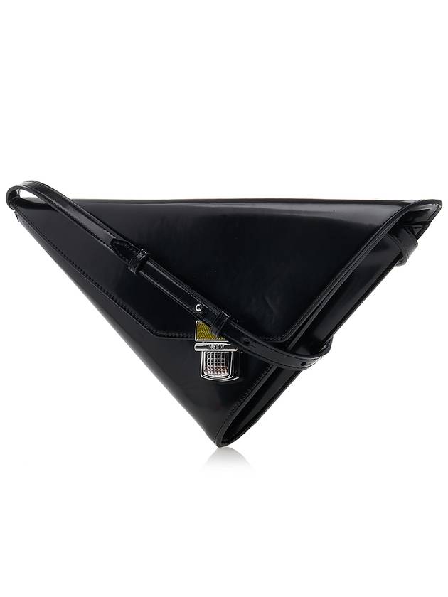 Triangle Click Cross Bag Black - MSGM - BALAAN 3