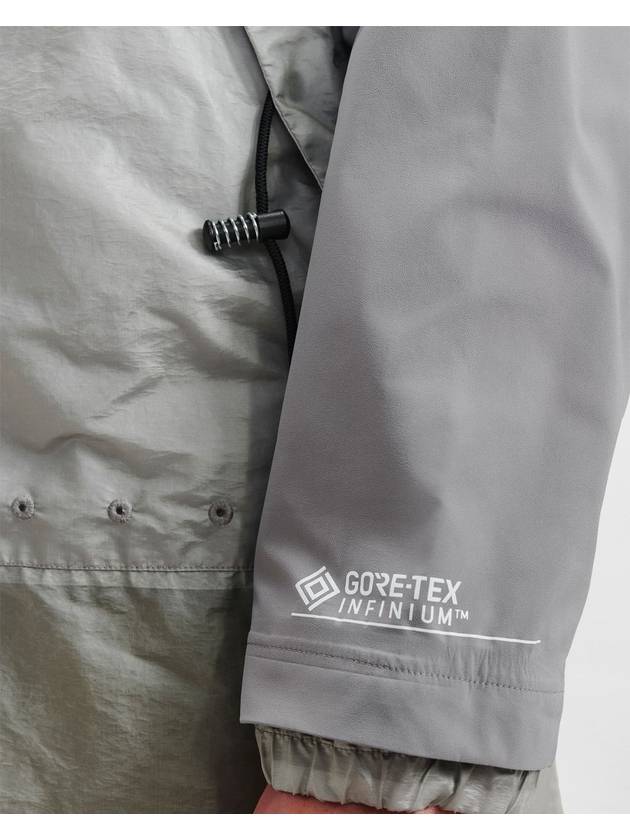 Goretex Infinium Lens Patch Parka Grey - CP COMPANY - BALAAN 9