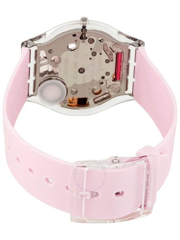 Swatch Pink Pastel Pink Dial Pink Rubber Ladies Watch SFE111 - SWATCH - BALAAN 3