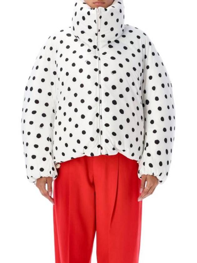 Polka Dot Puffer Padding White - MARNI - BALAAN 3